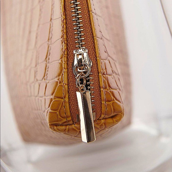 STAUD SHIRLEY BAG IN TAN CROC EMBOSSED - Picture 13 of 15